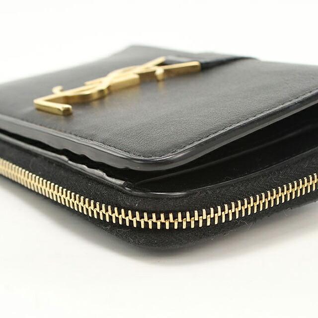 SAINT LAURENT 中古 サンローラン 二つ折り財布 二折財布 コンパクト