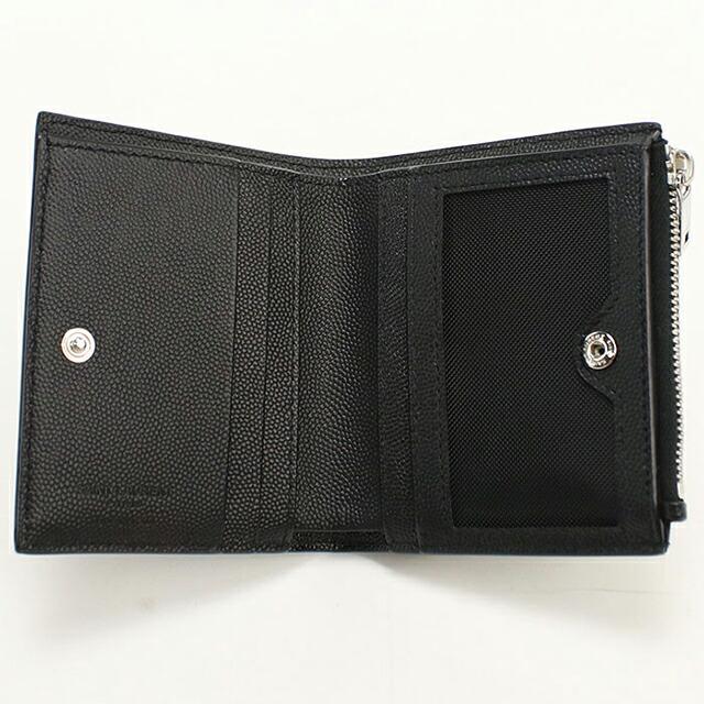 SAINT LAURENT 中古 サンローラン 二つ折り財布 二折財布 コンパクト