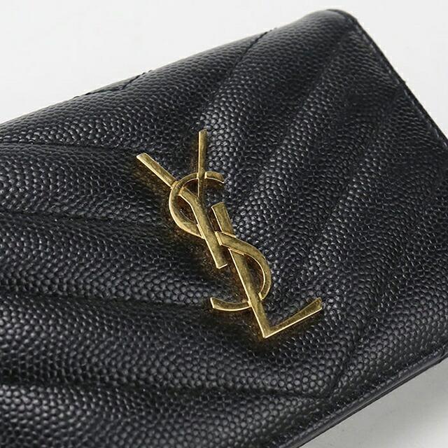 SAINT LAURENT 中古 サンローラン 名刺入れ レディース ブランド