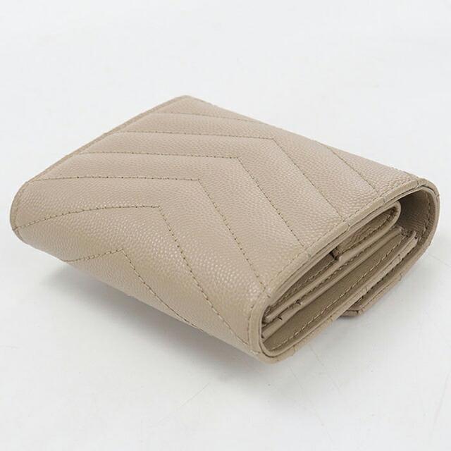 SAINT LAURENT 中古 サンローラン 三つ折り財布 三折財布 コンパクト