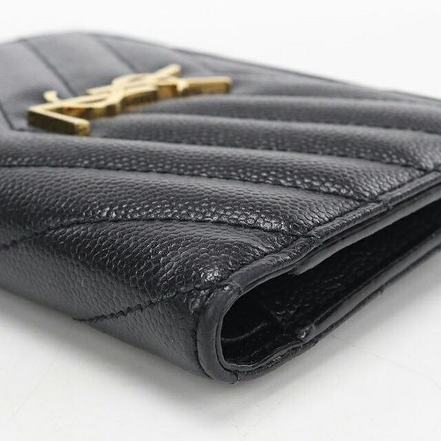 SAINT LAURENT 中古 サンローラン 二つ折り財布 二折財布 コンパクト
