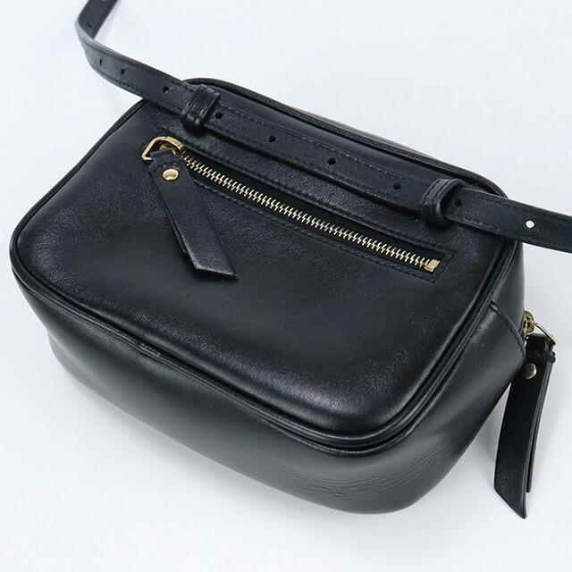 中古 サンローラン ショルダー レディース ブランド SAINT LAURENT ルー ベルトバッグ カーフ 534817 ブラック バッグ｜nanaple｜05