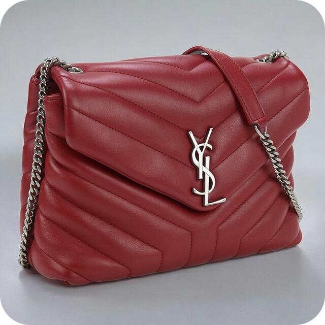 サンローラン ショルダーバッグ チェーン斜めがけルルYSL