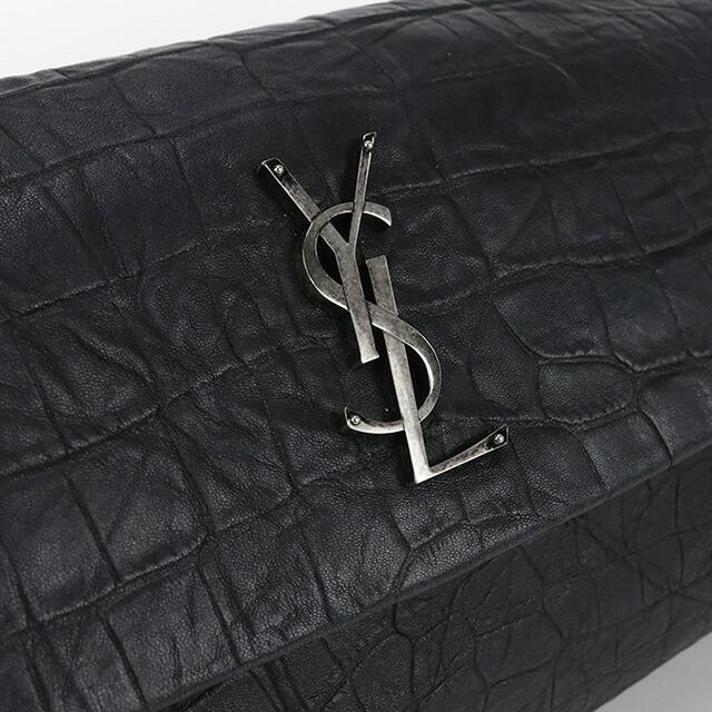SAINT LAURENT ブラックショルダーバッグ SAINT LAURENT 中古 サンローラン 斜め掛け ショルダーバッグ