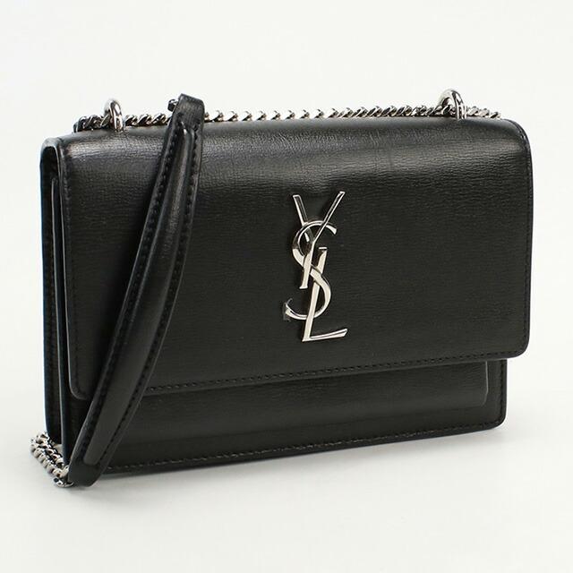 SAINT LAURENT 中古 サンローラン チェーンウォレット レディース