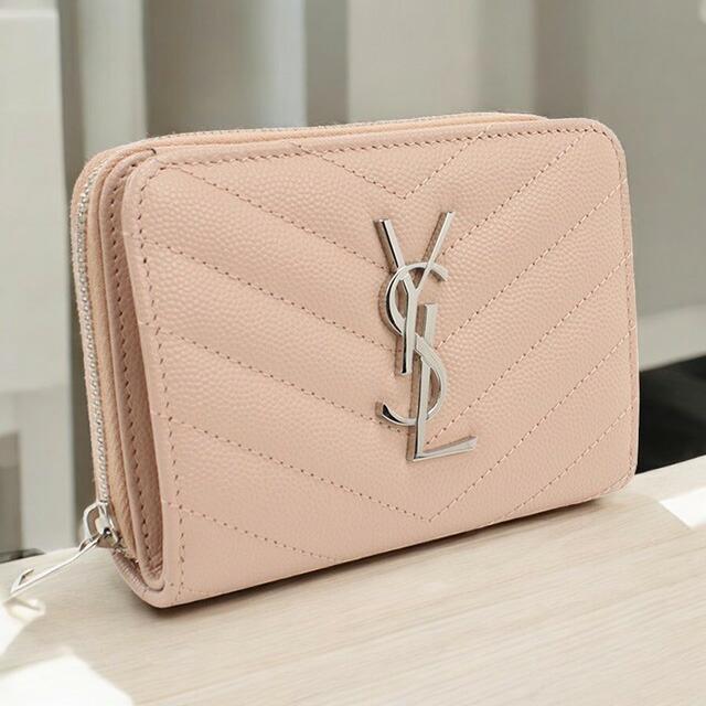 SAINT LAURENT 中古 サンローラン 二折財布 レディース ブランド