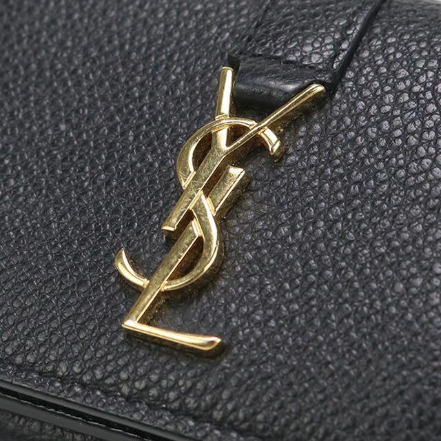 SAINT LAURENT 中古 サンローラン 三折財布 レディース ブランド YSL