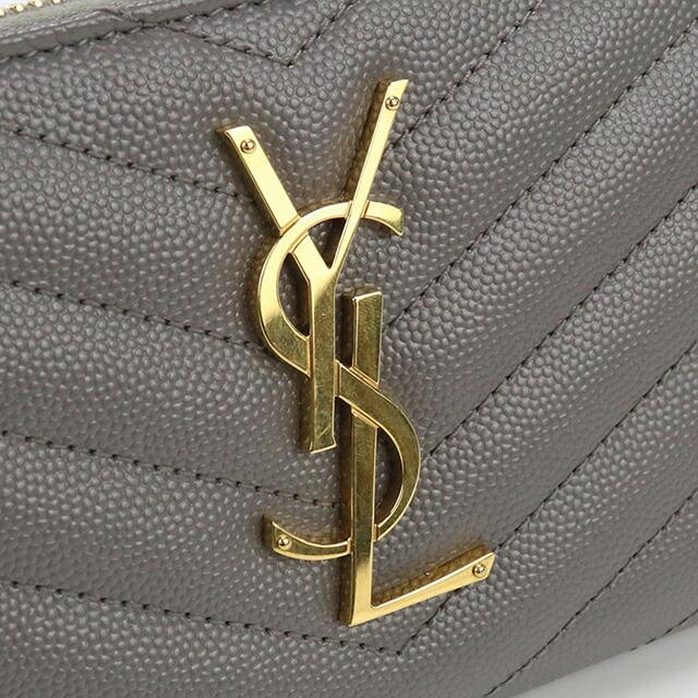SAINT LAURENT 中古 サンローラン 長財布ラウンドファスナー