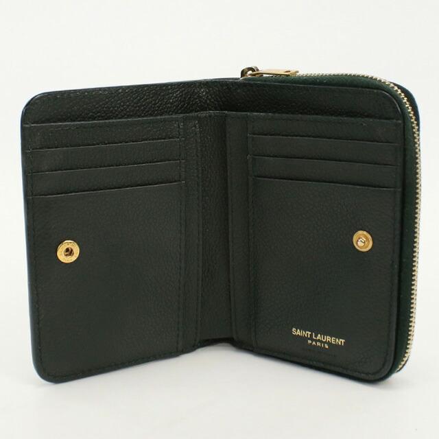 SAINT LAURENT 中古 サンローラン 二折財布 レディース ブランド YSL