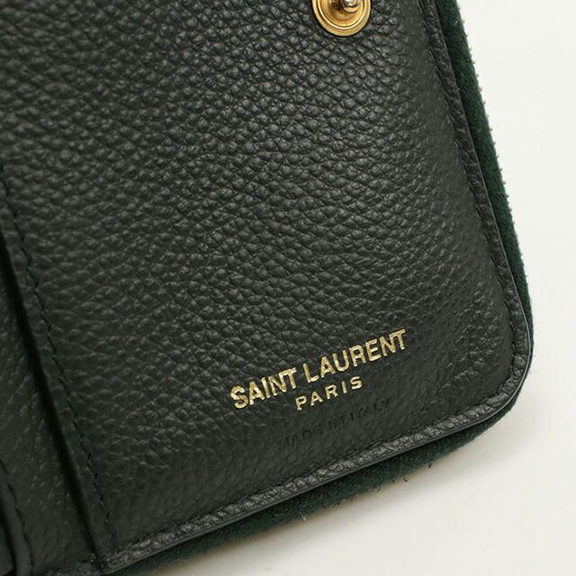 SAINT LAURENT 中古 サンローラン 二折財布 レディース ブランド YSL  