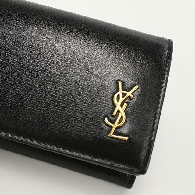 SAINT LAURENT 中古 サンローラン 三折財布 レディース ブランド 三