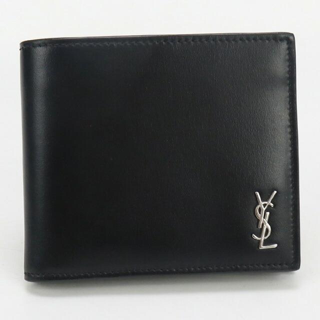 SAINT LAURENT 中古 サンローラン 二折財布 メンズ ブランド タイニー