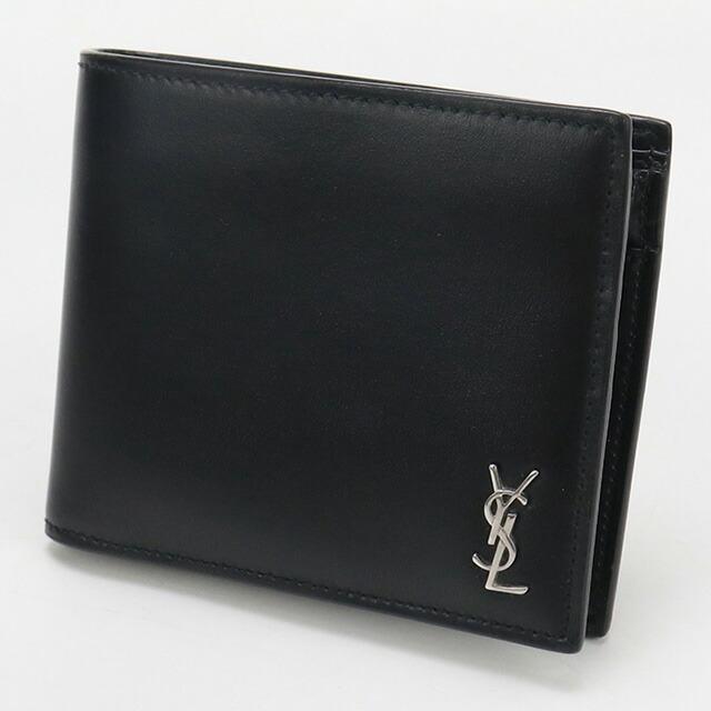 SAINT LAURENT 中古 サンローラン 二折財布 メンズ ブランド タイニー