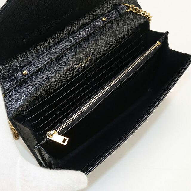 SAINT LAURENT 中古 サンローラン チェーンウォレット レディース