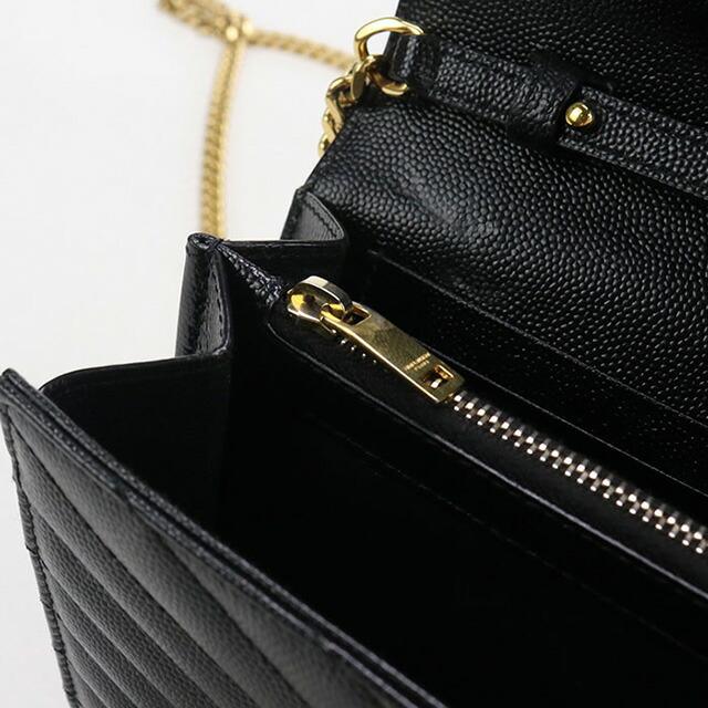 SAINT LAURENT 中古 サンローラン チェーンウォレット レディース