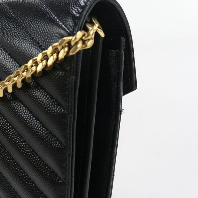 SAINT LAURENT 中古 サンローラン チェーンウォレット レディース