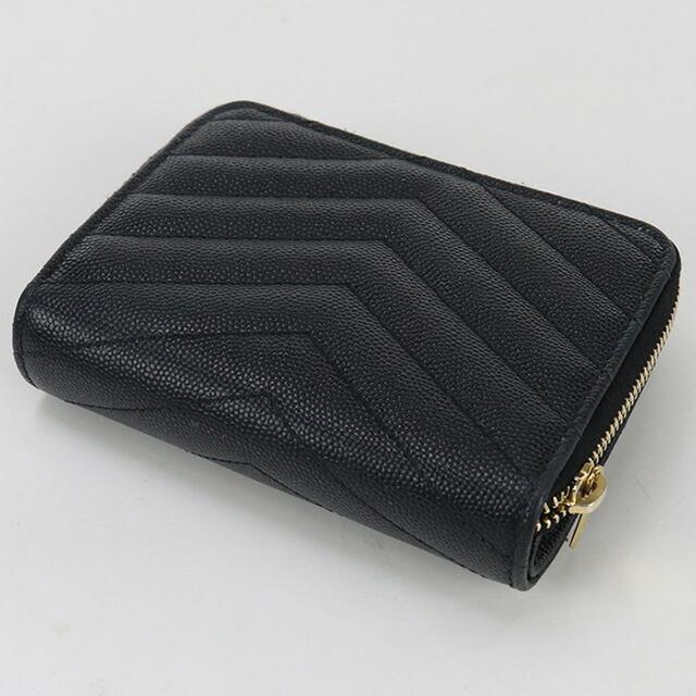 SAINT LAURENT 中古 サンローラン 二折財布小銭入付き レディース