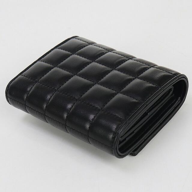 SAINT LAURENT 中古 サンローラン 三折財布 レディース ブランド