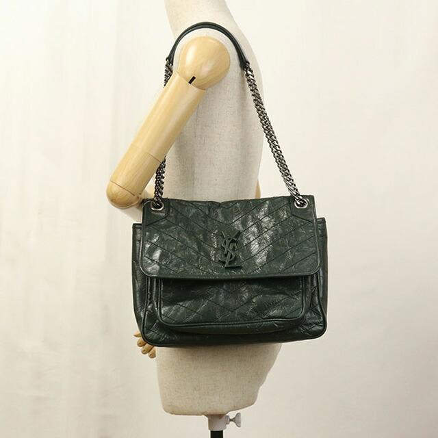 SAINT LAURENT 中古 サンローラン 斜め掛け ショルダーバッグ