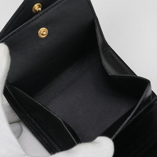 SAINT LAURENT 中古 サンローラン 三折財布 レディース ブランド