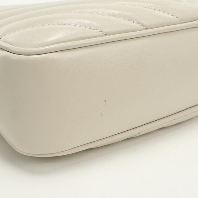ホワイトYSLショルダーバッグ Yves Saint Laurent Sunset Medium Shoulder Bag in White - E-SEVEN STORE