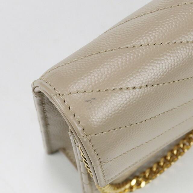 SAINT LAURENT 中古 サンローラン チェーンウォレット レディース