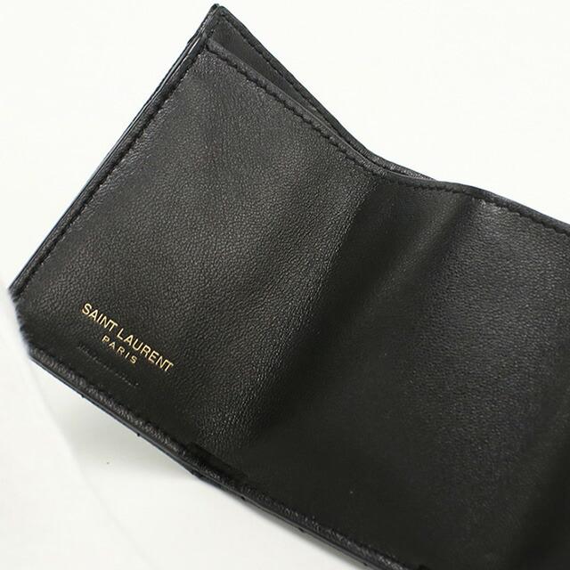 SAINT LAURENT 中古 サンローラン 三折財布 レディース ブランド 三