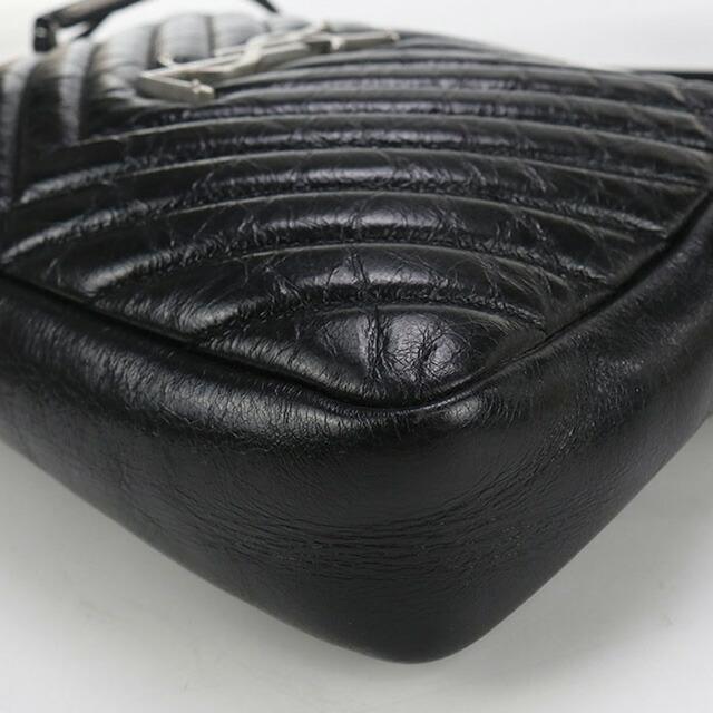 SAINT LAURENT YSLヴィックトワールカメラバッグ ブラック SAINT LAURENT 中古 サンローラン ショルダーバッグ レディース