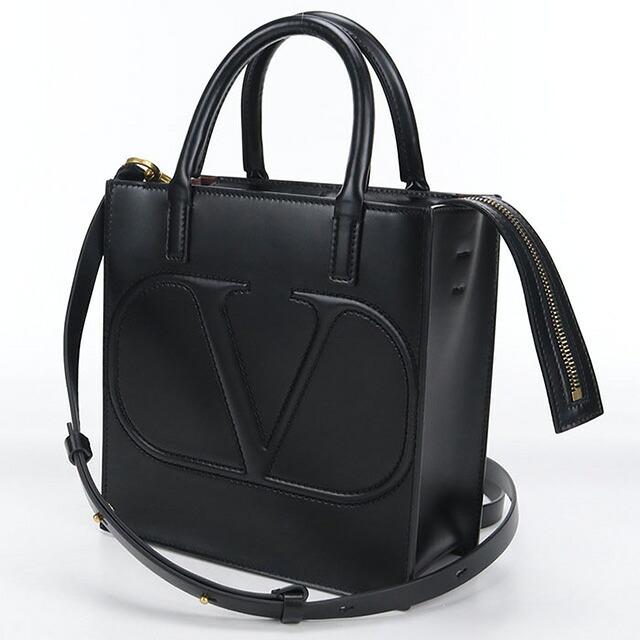 VALENTINO ヴァレンティノ 2Way Shoulder Bag 総柄 レザー キャンバス ハンドバッグ ショルダーバッグ ブラック/マルチ PW2B0A81FQS VALENTINO - ヴァレンティノ ハンドバッグ ショルダーバッグ 2WAY