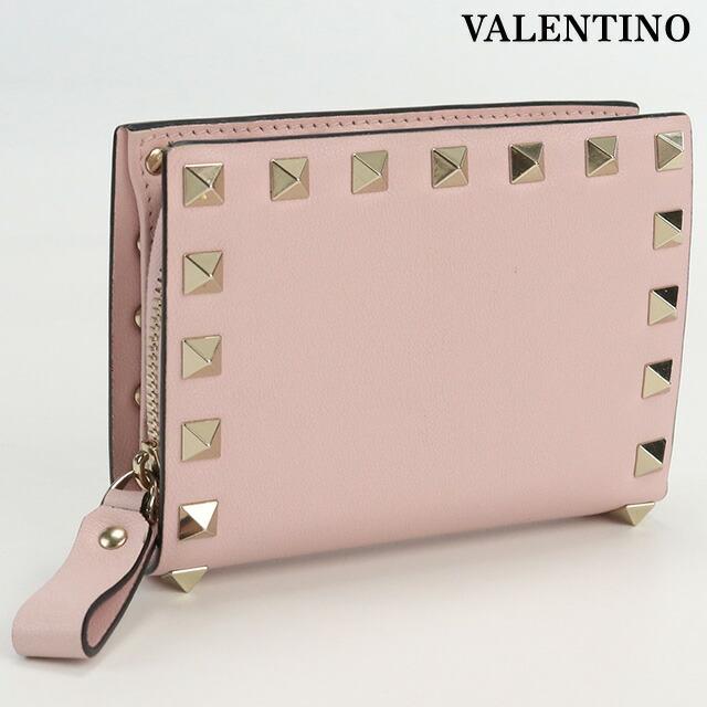 VALENTINO 中古 ヴァレンティノ 二折財布小銭入付き レディース 