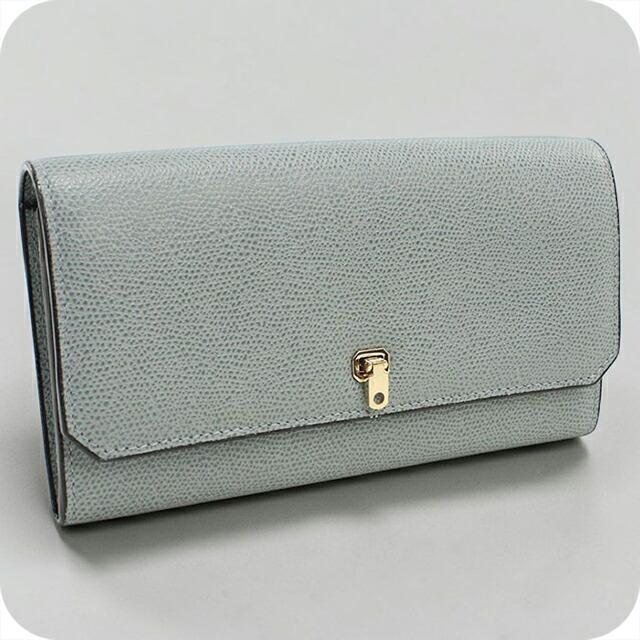 Valextra ヴァレクストラ　ジップアラウンド 長財布 グレー Valextra（ヴァレクストラ） 中古 長財布 ニつ折り小銭入付き