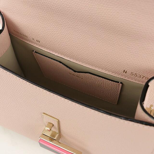 中古美品Valextra ヴァレクストラ ハンドバッグ N 553791 マイクロ イジィデ レディース ピンク Valextra（ヴァレクストラ） 中古 ハンドバッグ レディース ブランド