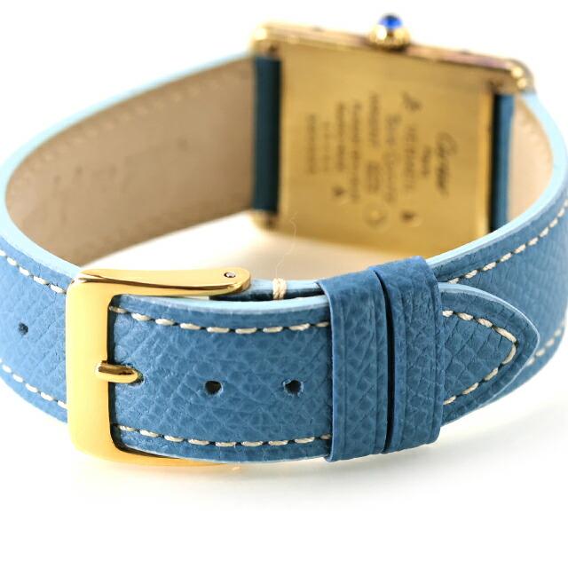 Cartier カルティエ/ビンテージマストタンクベルメイユレザーベルトQZ/590005/176***/カルティエ/Bランク/92【中古】 TANK（Cartier） 中古 カルティエ Cartier マスト タンク ヴェルメイユ