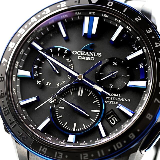 OCEANUS 中古 カシオ CASIO オシアナス GPSハイブリッド電波ソーラー