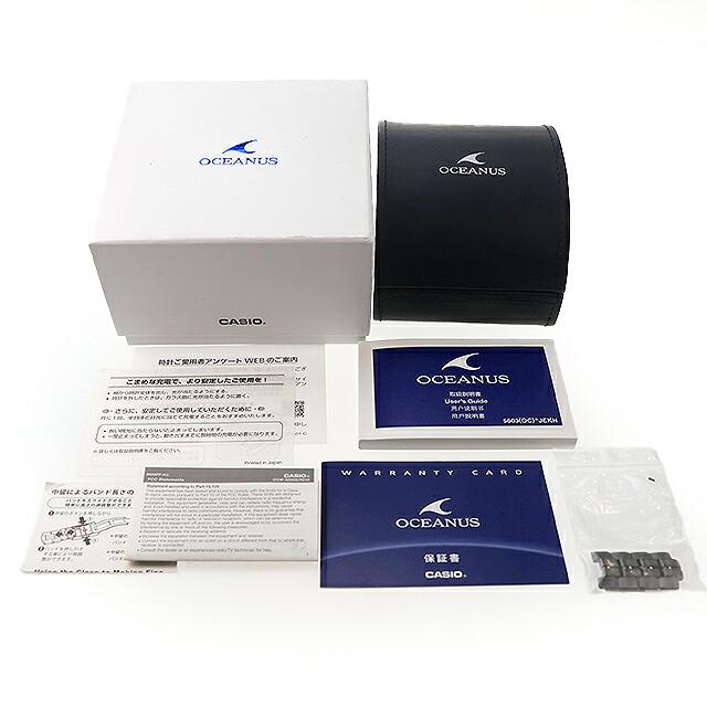 OCEANUS 中古 カシオ CASIO オシアナス GPSハイブリッド電波ソーラー