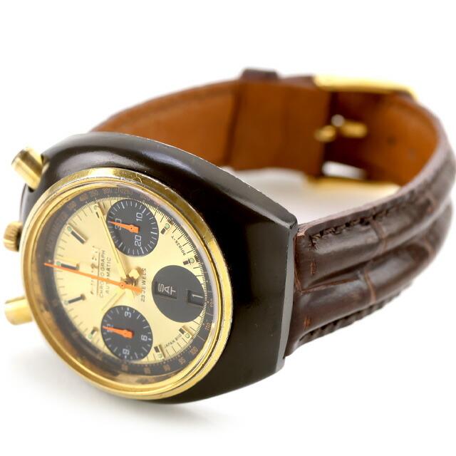 CITIZEN 中古 シチズン ヴィンテージ チャレンジタイマー ブラッキー