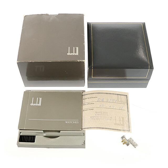dunhill（ダンヒル） 中古 エリート 2ロウ K18YGコンビ 薄型クォーツ