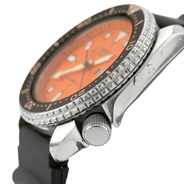 SEIKO（セイコー） 中古 ダイバーズウォッチ 150m オレンジ 7548