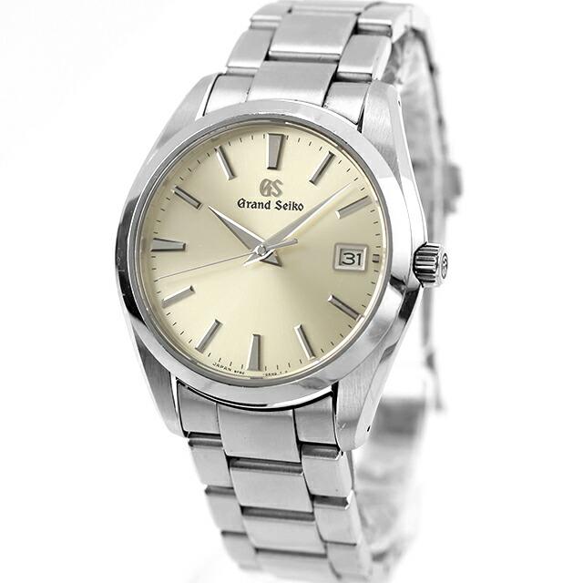 電池交換済 SEIKO セイコー グランドセイコー GS 9F82-0AF0 SBGV221 100m防水 デイト シルバー SS ステンレス メンズ クォーツ【6ヶ月保証】【腕時計】【中古】 9F8シリーズ 中古 セイコー SEIKO グランドセイコー ヘリテージ