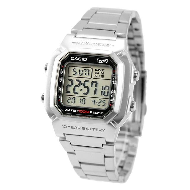未使用級✨チープカシオ　CASIO CLASSIC80's マルチカラー　稼動品 CASIO（カシオ） チープカシオ スタンダード クォーツ 電池式 W-800HD