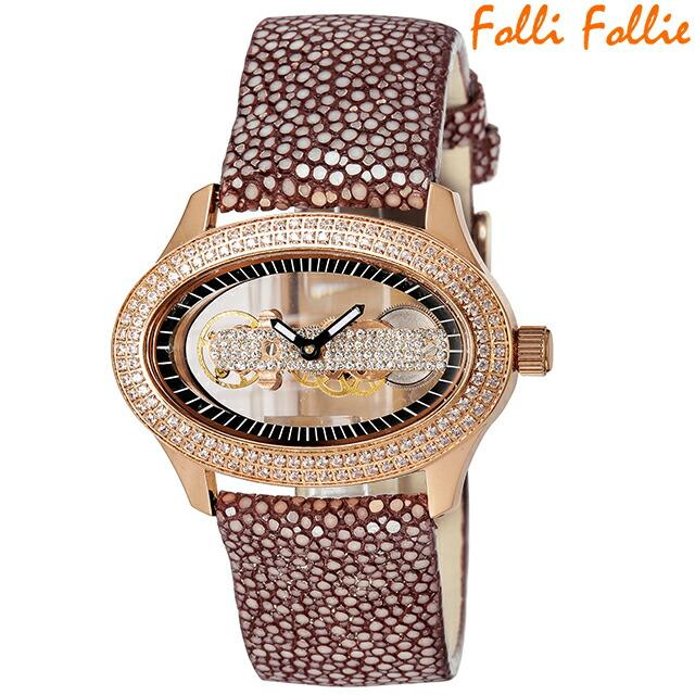 フォリフォリ PURITY 自動巻き 腕時計 ブランド レディース オープン  