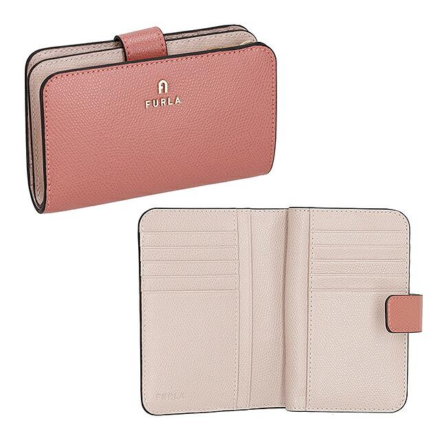 FURLA フルラ 折り財布 ピンクベージュ WP00314 FURLA（フルラ） 二つ折り財布 二折財布 コンパクト レディース