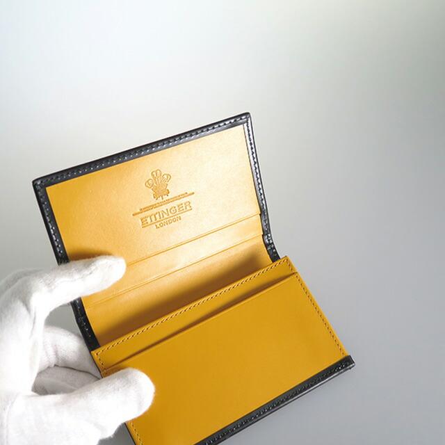 エッティンガー ETTINGER BRIDLE HIDE メンズ 名刺入れ BH143JR-BLACK ブラック ブラック ETTINGER（エッティンガー） ETTINGER BRIDLE HIDE メンズ 名刺入れ