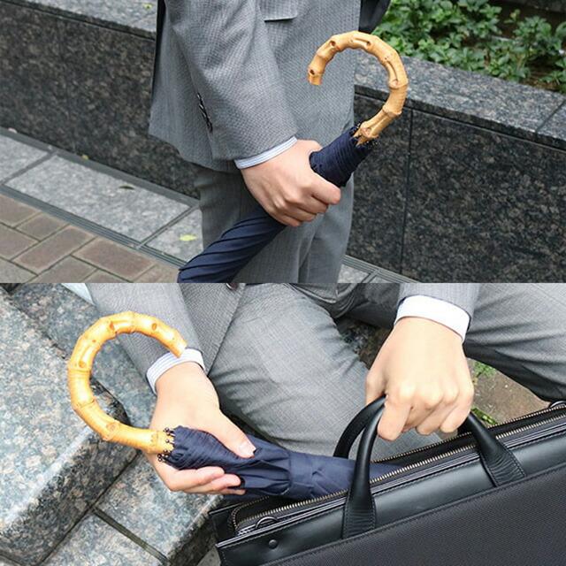 フォックスアンブレラ　折りたたみネイビー FOX UMBRELLAS フォックスアンブレラズ 折畳傘 メンズ TEL4-NAVY