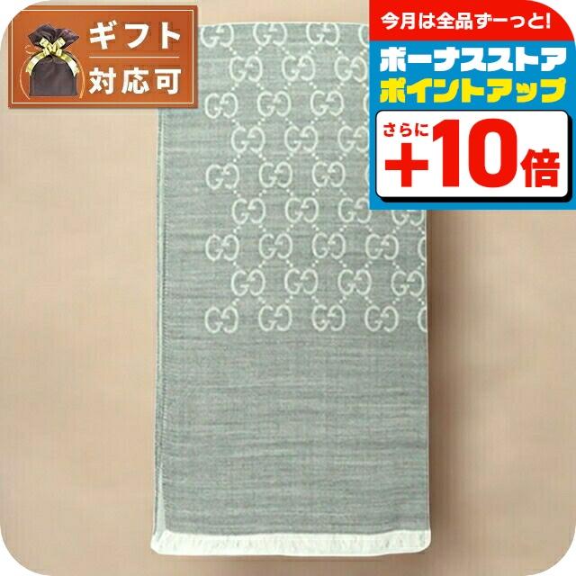 グッチ GUCCI ストール マフラー ロゴ GG メンズ レディース 165904 3G646 1400 ライトグレー GUCCI（グッチ） ストール マフラー ロゴ GG メンズ レディース 165904