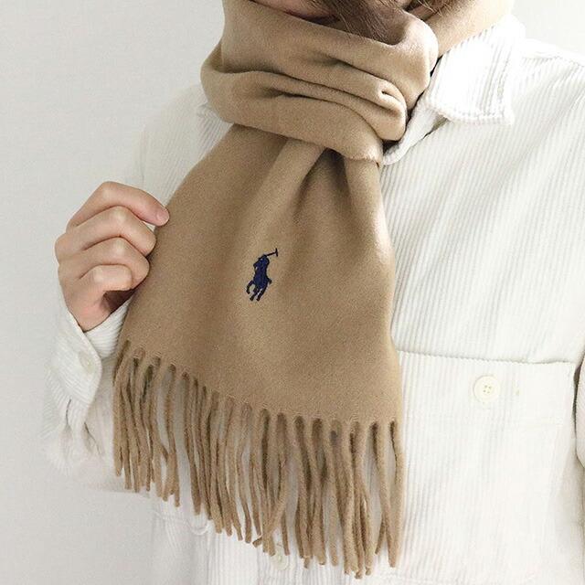 【新品未使用】Polo by Ralph Lauren ベージュ マフラー POLO RALPH LAUREN（ポロ・ラルフローレン） マフラー PC0476-220