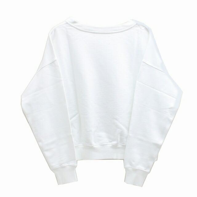 メゾンマルジェラ MAISON MARGIELA トレーナー S51GU0112S25498100 L レディース ロゴスウェットシャツ ホワイトの画像