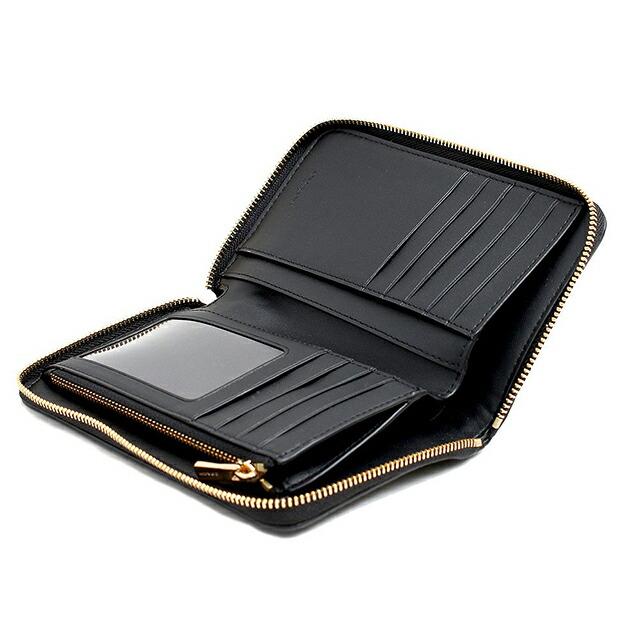 COACH（コーチ） 二つ折り財布 C4124-IMBLK ブラック : 腕時計のなな