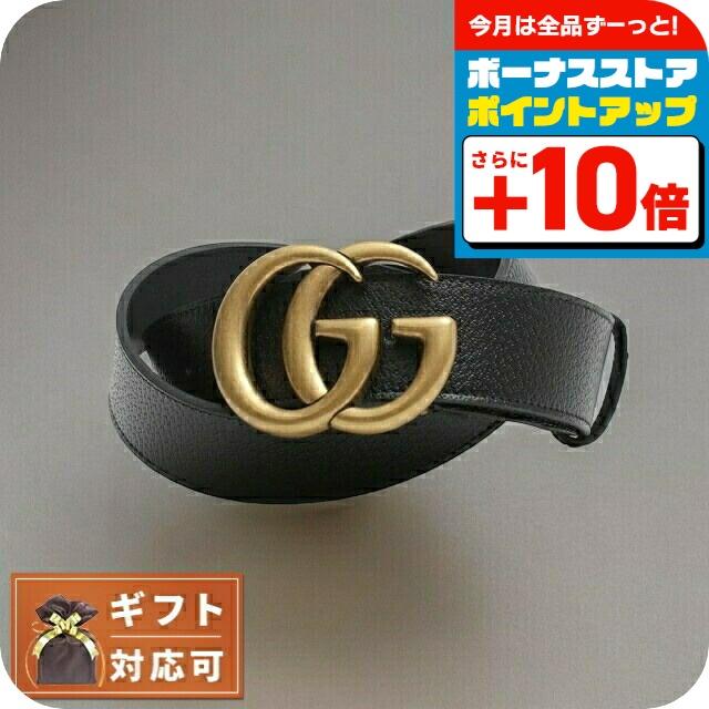 GUCCI グッチ ベルト 406831-DJ20T-1000-90 メンズ ブラック ゴールド  