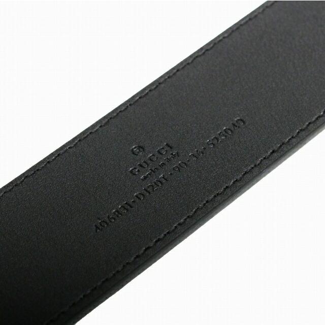 GUCCI（グッチ） ベルト 406831-DJ20T-1000-95 メンズ ブラック